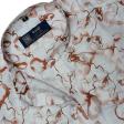 Print Brown Shirt : Party