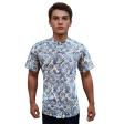 Print Green Shirt : Party