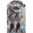Print Brown Shirt : Ditto