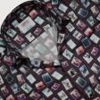 Print Brown Shirt : Ditto