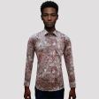 Print Gray Shirt : Ditto
