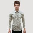 Print Cream Shirt : Party