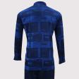 Print Blue Shirt : Party