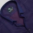 Self Design Light Blue Shirt : Business