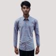 Checks Dark Blue Shirt : Business