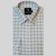 Checks Light Blue Shirt : Business