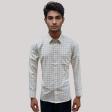 Checks Light Blue Shirt : Business