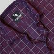 Checks Navy Blue Shirt : Business