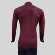 Self Design Mauve Shirt : Business