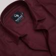 Self Design Mauve Shirt : Business