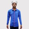 Combination Blue Shirt : Party