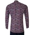 Print Blue Shirt : Party