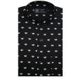 Print Black Shirt : Party