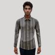 Stripes Brown Shirt : Ditto