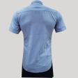 Self Design Blue Shirt : Ditto