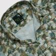 Print Blue Shirt : Party
