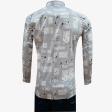 Print Gray Shirt : Party