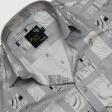 Print Gray Shirt : Party