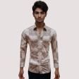 Print Peach Shirt : Party