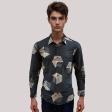 Print Gray Shirt : Ditto