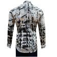 Print Blue Shirt : Ditto