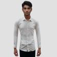 Self Design White Shirt : Business