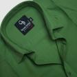 Plain Light Green Shirt : Business