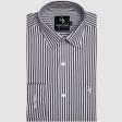 Stripes Mauve Shirt : Business