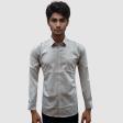 Stripes Light Gray Shirt : Business