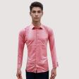 Self Design Maroon Shirt : Business