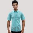 Plain Light Green Shirt : Business