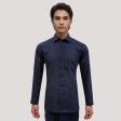 Plain Navy Blue Shirt : Business