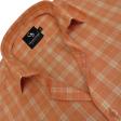 Checks Orange Shirt : Business