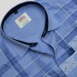 Handpainted Blue Shirt : Ditto