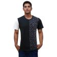 Print Black T-shirt : Itutu (Slim Fit)
