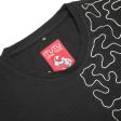 Print Black T-shirt : Itutu (Slim Fit)