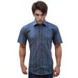 Print Navy Blue Shirt : Ditto