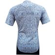 Print Blue Shirt : Ditto