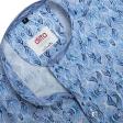 Print Blue Shirt : Ditto