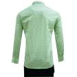 Print Light Green Shirt : Party