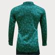 Print Green Shirt : Party