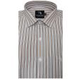 Stripes Brown Shirt : Business