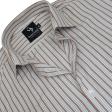 Stripes Brown Shirt : Business