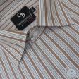 Stripes Brown Shirt : Business