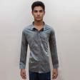 Print Dark Gray Shirt : Party