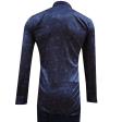 Print Navy Blue Shirt : Party