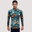 Print Green Shirt : Ditto