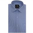 Stripes Navy Blue Shirt : Business