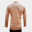 Print Peach Shirt : Party