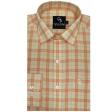 Checks Rust Shirt : Business